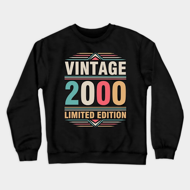 Vintage 2000 Ltd Edition Happy Birthday 22 Years Old Me You Crewneck Sweatshirt by Cowan79